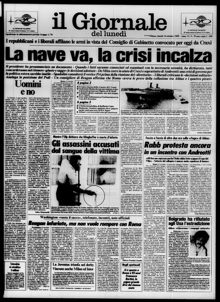 Il giornale del lunedi